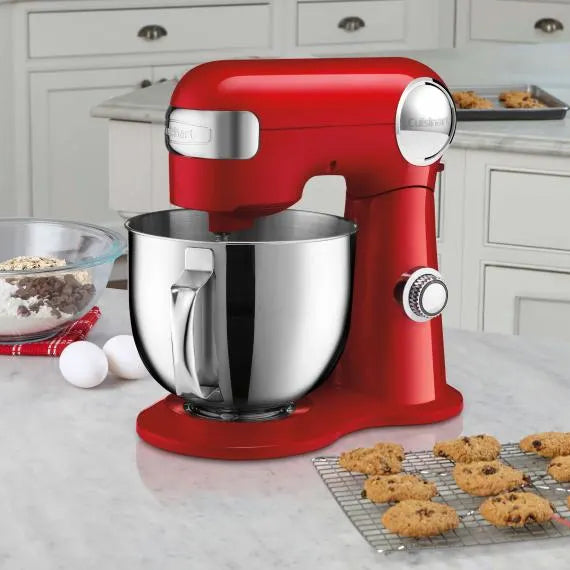 Cuisinart Precision Master 5.5 Quart Stand Mixer Ruby Red