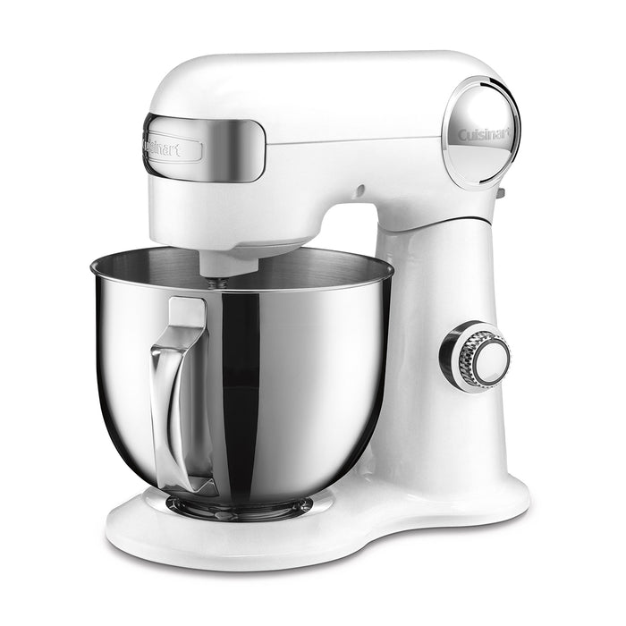 Cuisinart Precision Master 5.5 Quart Stand Mixer White Linen