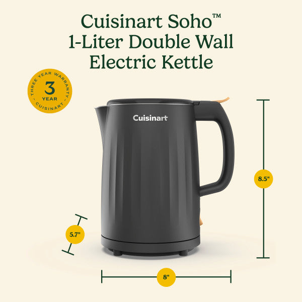 Cuisinart Soho 1 L Double-Wall Electric Kettle