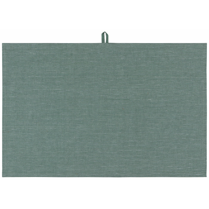 Danica Heirloom Linen Dishtowel in Jade