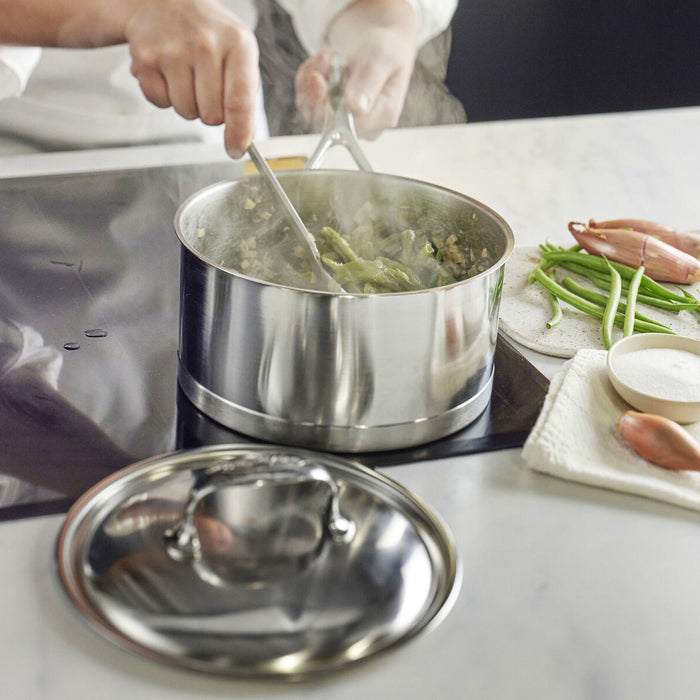 Demeyere Atlantis 7-Ply 2.3 Qt Stainless Steel Saucepan