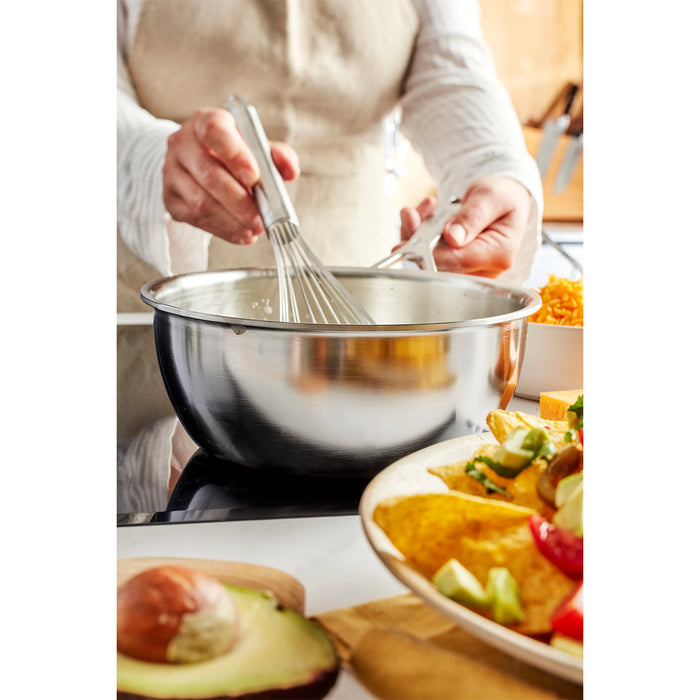 Demeyere Industry 5-Ply 3.5 Quart Stainless Steel Saucier
