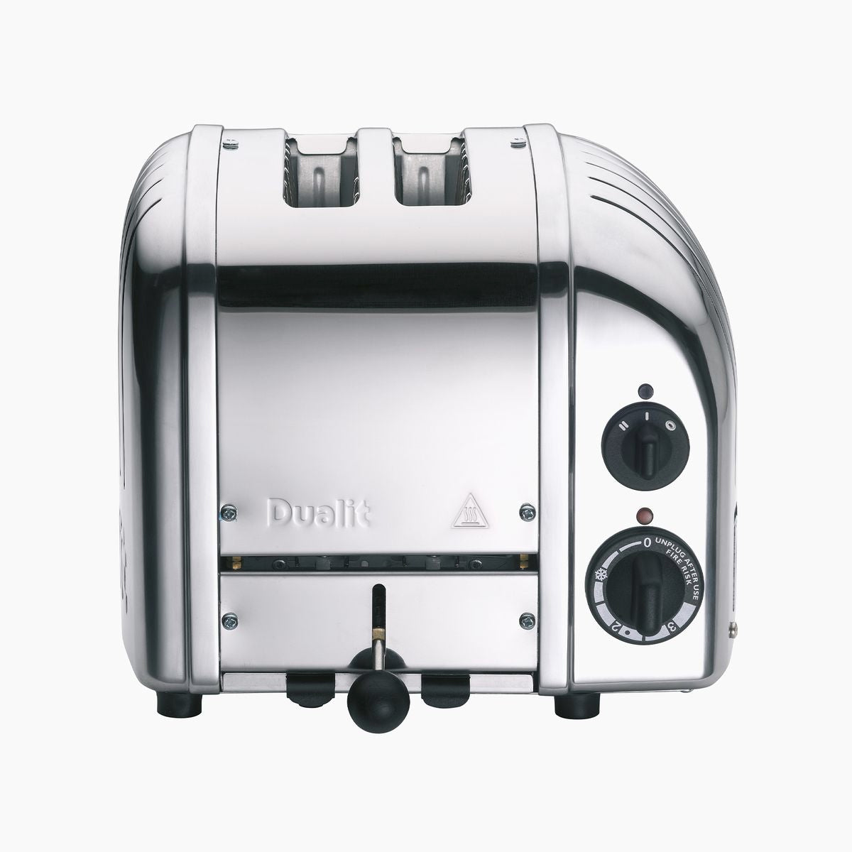 Dualit シルバー トースター 2スロット 2SL JP Dualit 2 Slice Classic Toaster Polished Chrome — Las Cosas Kitchen