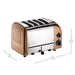 Dualit 4 Slice Classic Toaster Copper