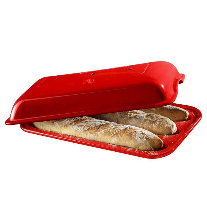 Emile Henry Baguette Baker in Burgundy