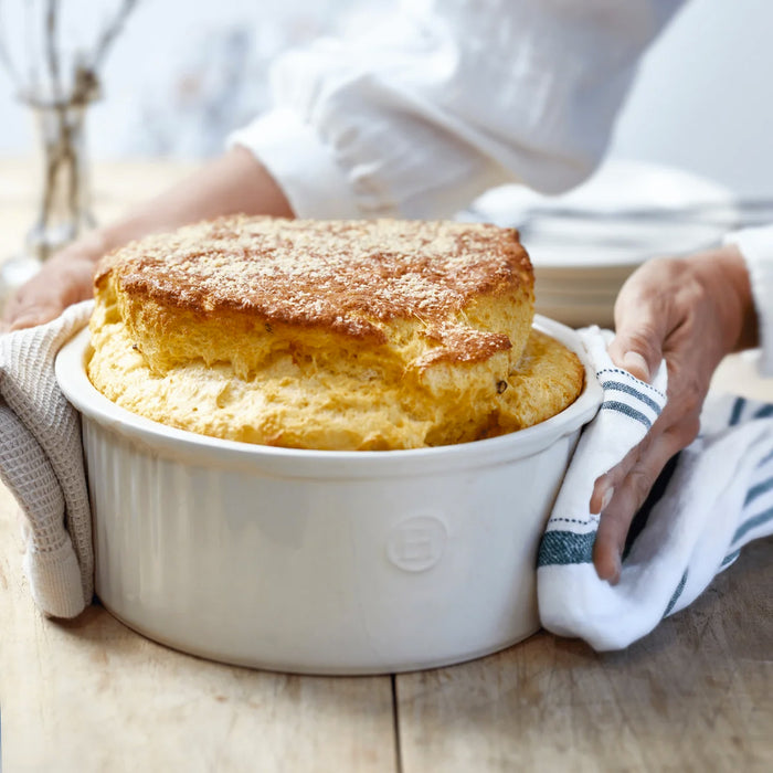 Emile Henry Soufflé Dish in Clay