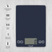 Escali Arti Glass Kitchen Scale Blue Mirage