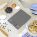 Escali Arti Glass Kitchen Scale Grey Storm