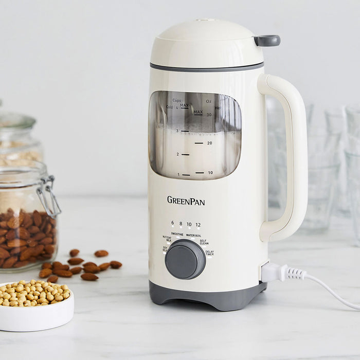 GreenPan Better Blend Milk Maker in Cloud Cream
