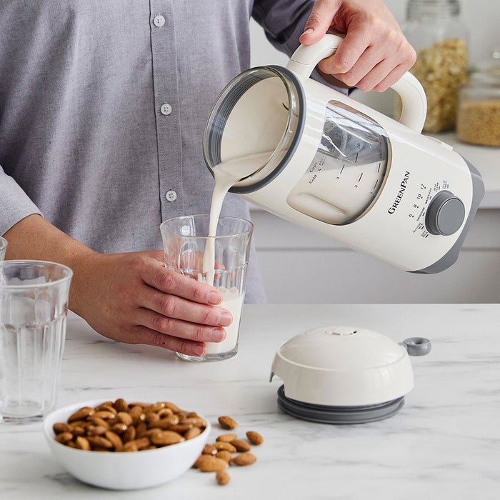 GreenPan Better Blend Milk Maker in Cloud Cream