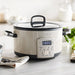 GreenPan Bistro 4 Quart Slow Cooker with In-Pot Browning in Macadamia