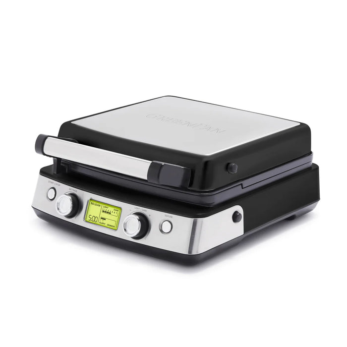 GreenPan Elite Ceramic Nonstick 4-Square Waffle Maker