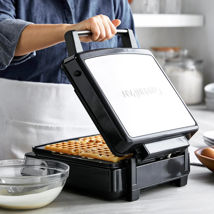 GreenPan Elite Ceramic Nonstick 4-Square Waffle Maker
