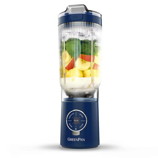 GreenPan Spin & Go Portable Blender in Blueberry