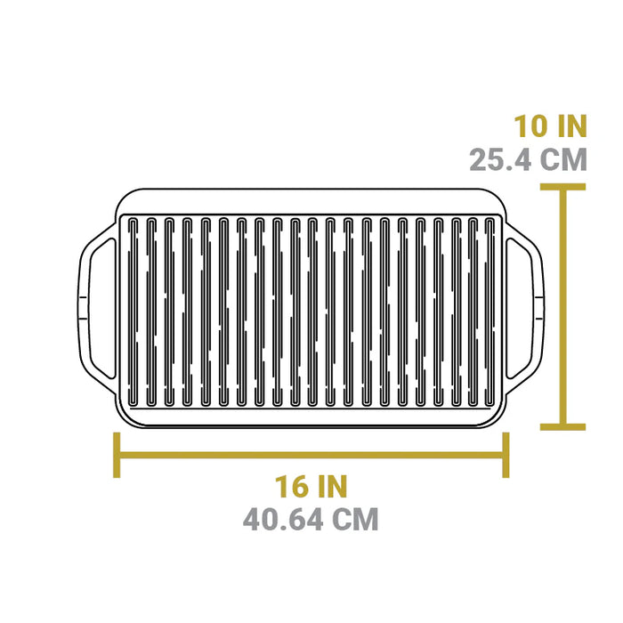 Lodge Chef Collection Cast Iron Reversible Grill/Griddle