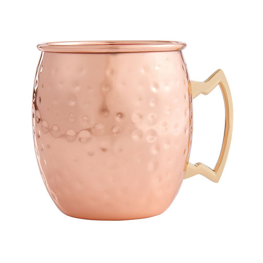 HIC Bar Hammered Copper Moscow Mule Drinking Mug
