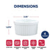 HIC Kitchen 4 oz Ramekin