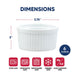 HIC Kitchen 6 oz Ramekin