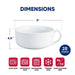 HIC Kitchen Cereal Mug, 28oz