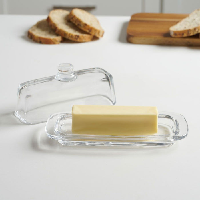 HIC Kitchen Glass Butter Dish