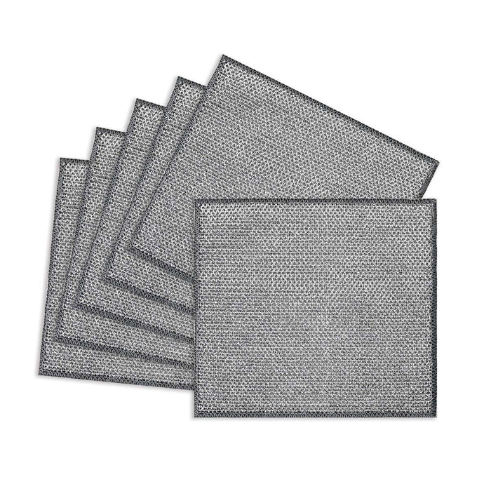 HIC Kitchen Multi-Use Non-Scratch Wire Cleaning Cloths Set of 6