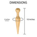 HIC Kitchen Pestle for Chinois