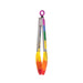 HIC Kitchen Rainbow Silicone Locking Tongs