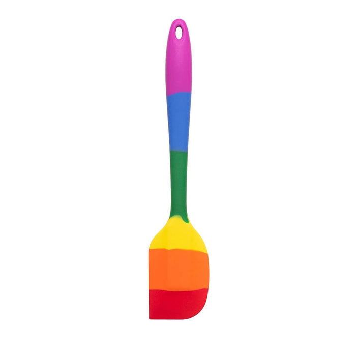 HIC Kitchen Rainbow Silicone Scraper Spatula