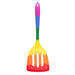 HIC Kitchen Rainbow Silicone Slotted Turner