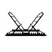 HIC Kitchen Roasting Adjustable Nonstick Roasting Rack