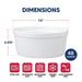 HIC Kitchen Souffle 1.5 Quart