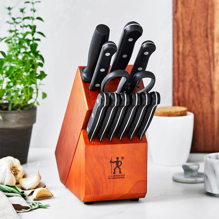 Henckels Solution Stamped 12 Pc Knife Block Set
