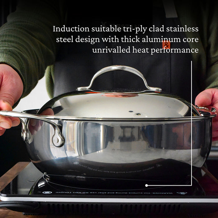 Hestan NanoBond Molecular Titanium Dutch Oven 5 Quart