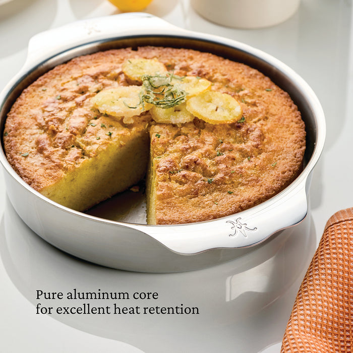 Hestan OvenBond Tri-ply Clad Stainless Steel 9" Round Baking Pan