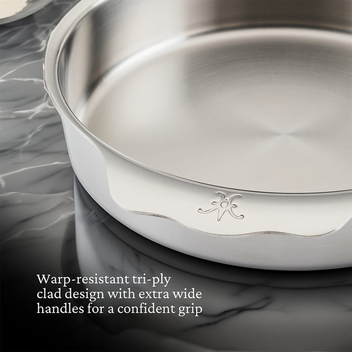 Hestan OvenBond Tri-ply Clad Stainless Steel 9" Round Baking Pan