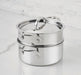 Hestan ProBond Luxe 3 Qt Polished Clad Stainless Steel Soup Pot & Steamer Set