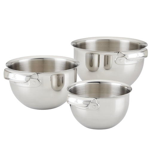 Hestan Provisions 3 Piece Stainless Steel Mixing Bowl Set
