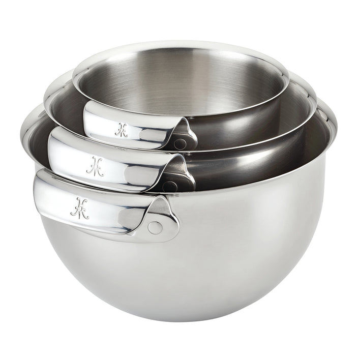 Hestan Provisions 3 Piece Stainless Steel Mixing Bowl Set