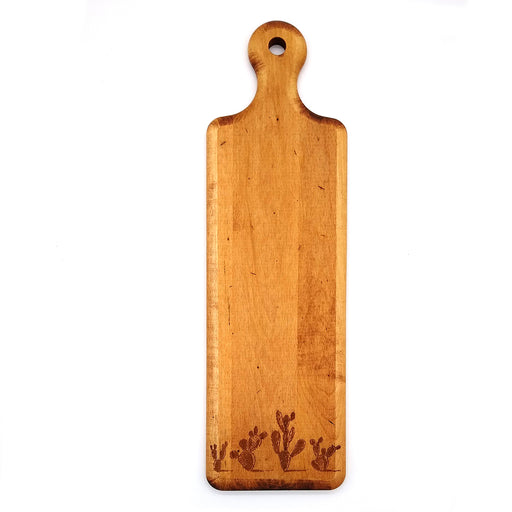 JK Adams Cacti Maple Artisan Plank Serving Board
