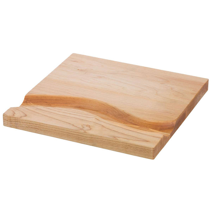 JK Adams Maple Square Cheese Board with Cracker Groove