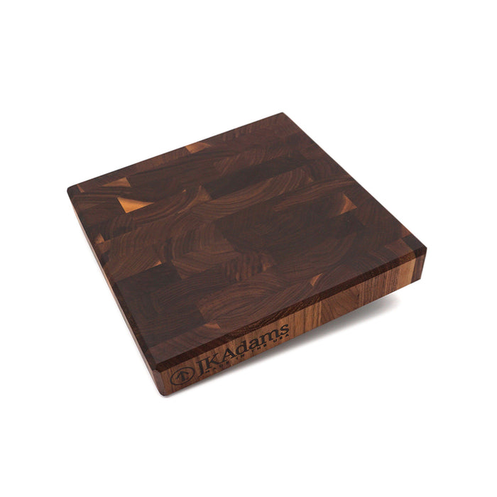 JK Adams Professional End Grain Walnut Board 12" x 12"