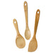 Joyce Chen Burnished Bamboo Wok Utensils, 3-Piece Stir Fry Set