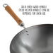 Joyce Chen Classic Series 14-Inch Uncoated Carbon Steel Flat Bottom Wok Set with Lid and Birch Handles, 4 Pieces
