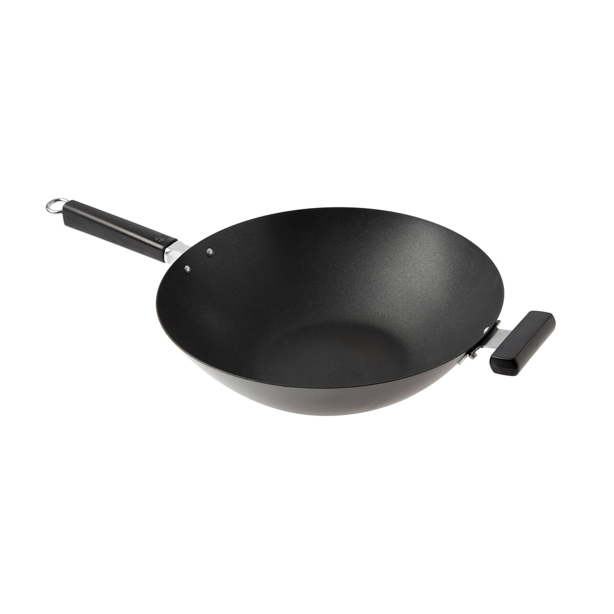 Joyce Chen Professional Series 12-Inch Carbon Steel Excalibur Nonstick Stir  Fry Pan with Phenolic Handle — Las Cosas Kitchen Shoppe