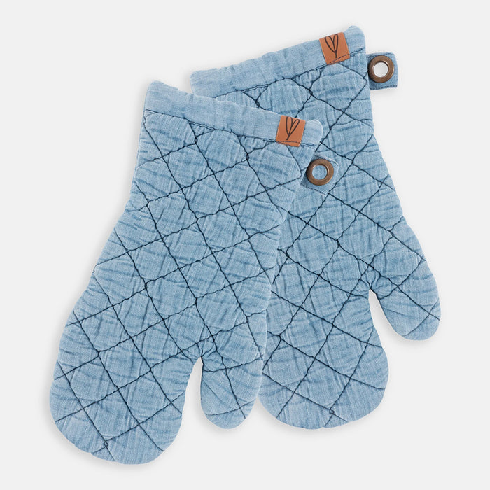 KAF Home Ayesha Curry Denim Oven Mitts