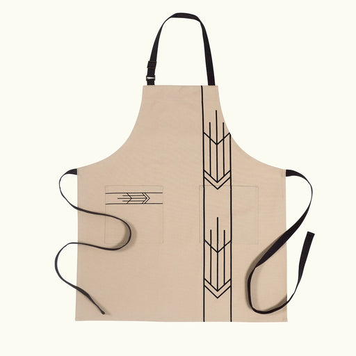 KAF Home Frank Lloyd Wright Prairie Arrow Cotton Printed Apron