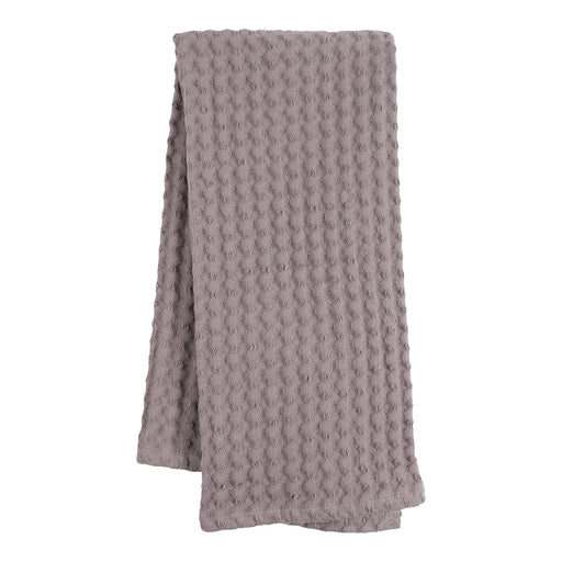KAF Home Monaco Jumbo Waffle Kitchen Towel  in Frost Gray