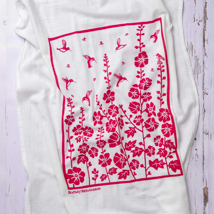 Kei & Molly Flour Sack Dish Towel  Hummingbirds