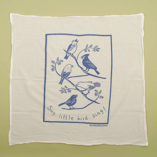 Kei & Molly Flour Sack Dish Towel Songbirds