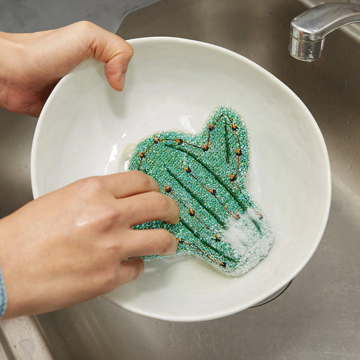 Kikkerland Cactus Scrub Sponge